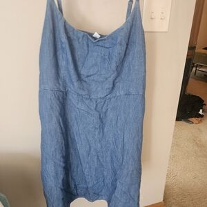 Old Navy Classic Blue Denim Dress
